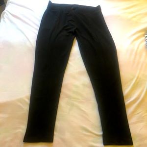 NWT Nine West thick comfy black leggings Size L
